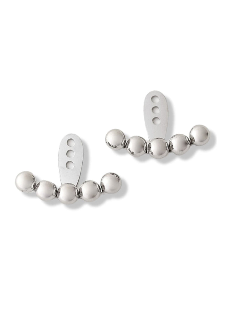 pebby forevee Earring Silver POST ABOUT IT WATER RESISTANT EARRING JACKETS