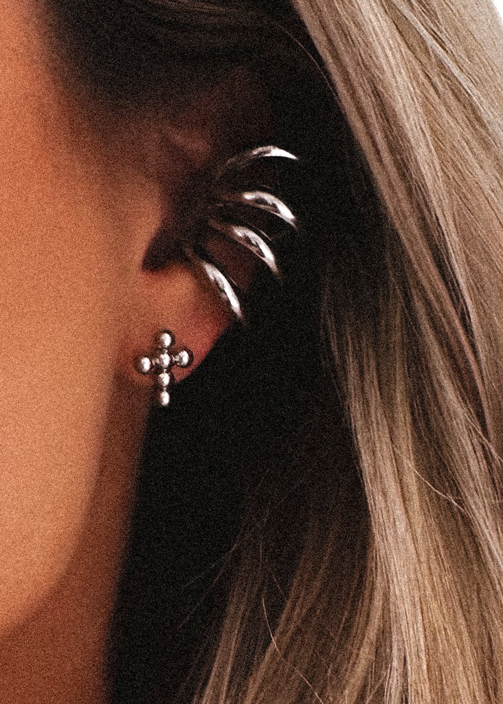 pebby forevee Earring Silver SINCLAIR WATER RESISTANT EAR CUFF