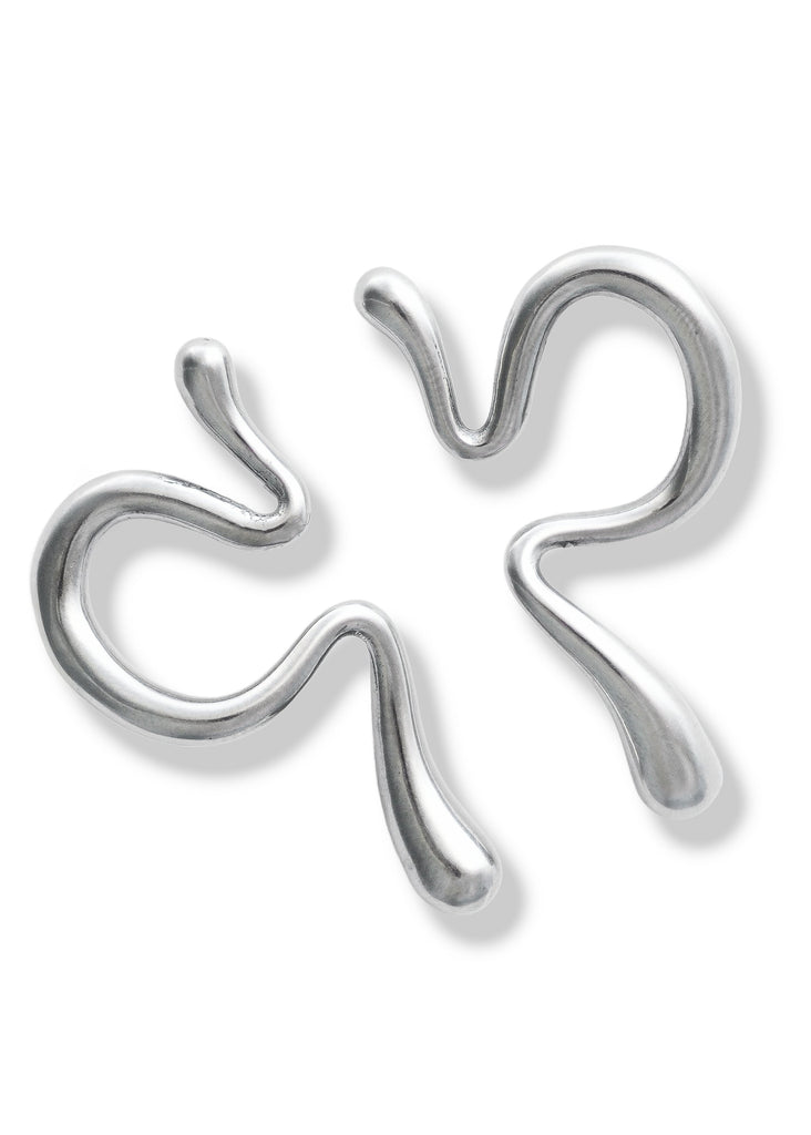 pebby forevee Earring Silver SIREN SPIRAL WATER RESISTANT EAR CUFF