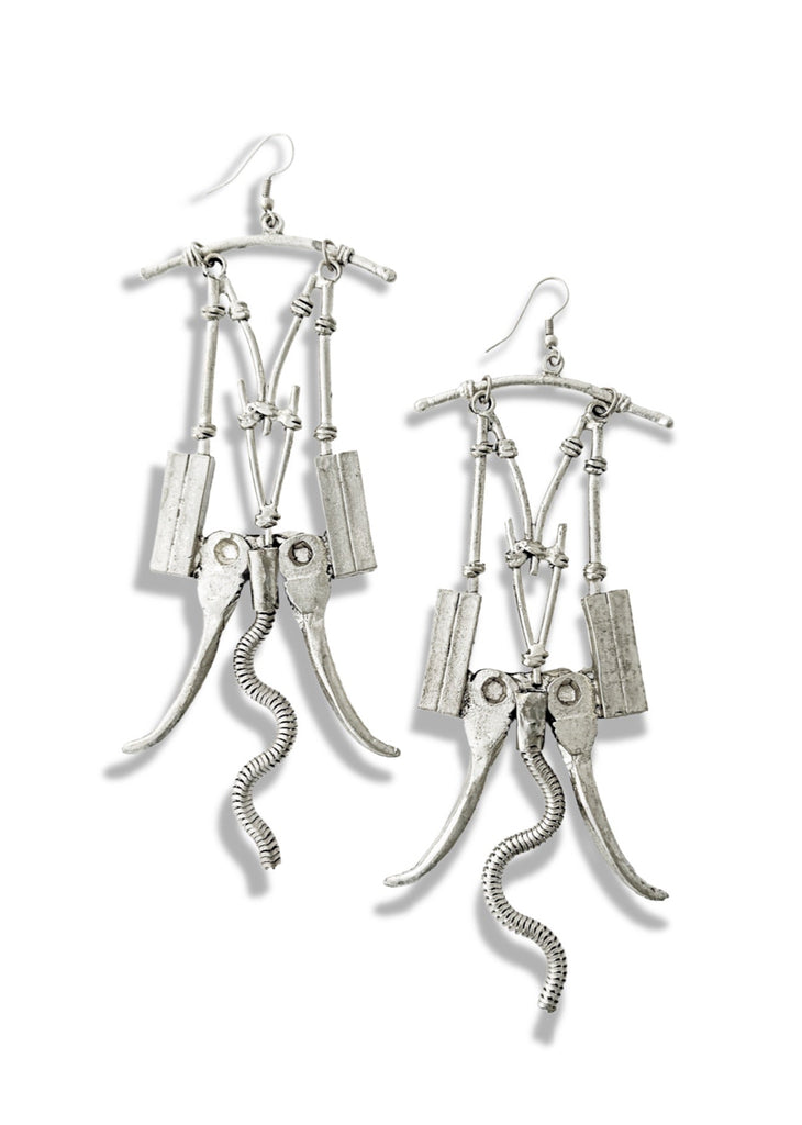 pebby forevee Earring Silver TUSKEN STATEMENT EARRINGS
