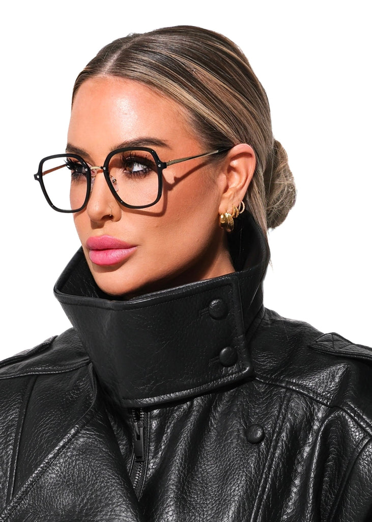 pebby forevee Glasses Black FUTURE PREDICTIONS BLUE LIGHT BLOCKING GLASSES