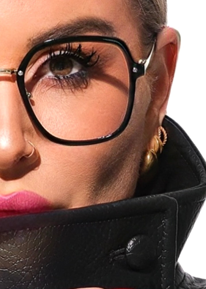 pebby forevee Glasses Black FUTURE PREDICTIONS BLUE LIGHT BLOCKING GLASSES