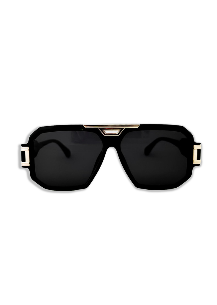 pebby forevee Glasses Black/Gold QUINN STATEMENT SUNGLASSES