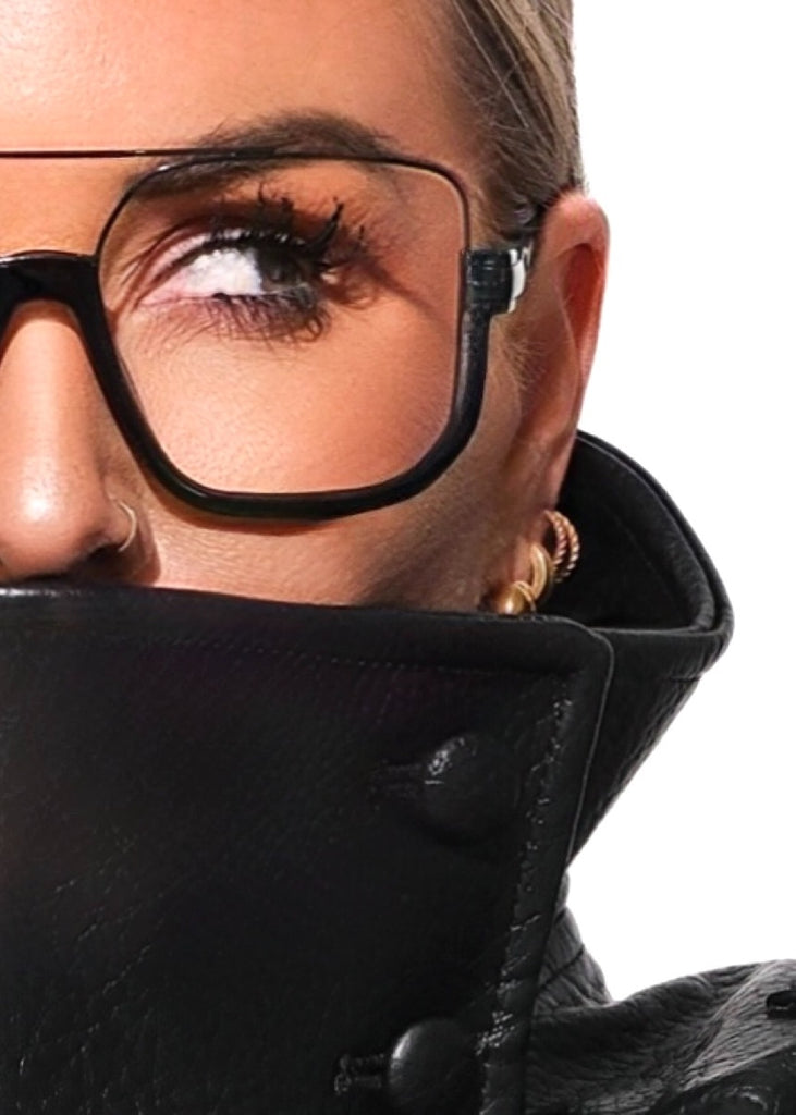 pebby forevee Glasses Black OUTLINING BLUE LIGHT BLOCKING GLASSES