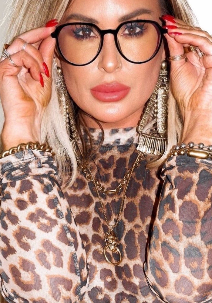 pebby forevee Glasses Black SEXY SECRETARY BLUE LIGHT BLOCKING GLASSES
