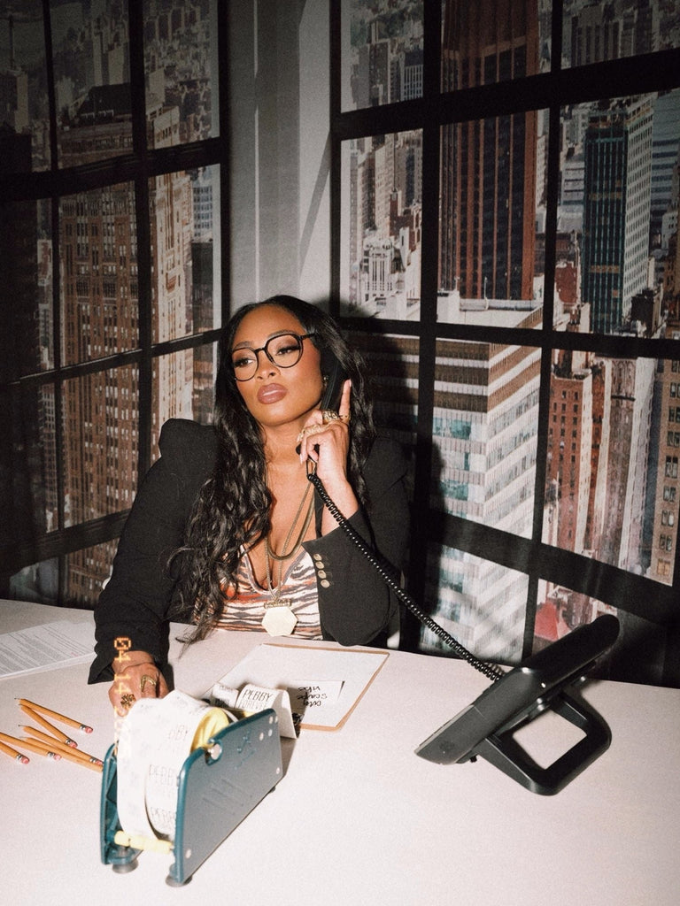 pebby forevee Glasses Black SEXY SECRETARY BLUE LIGHT BLOCKING GLASSES