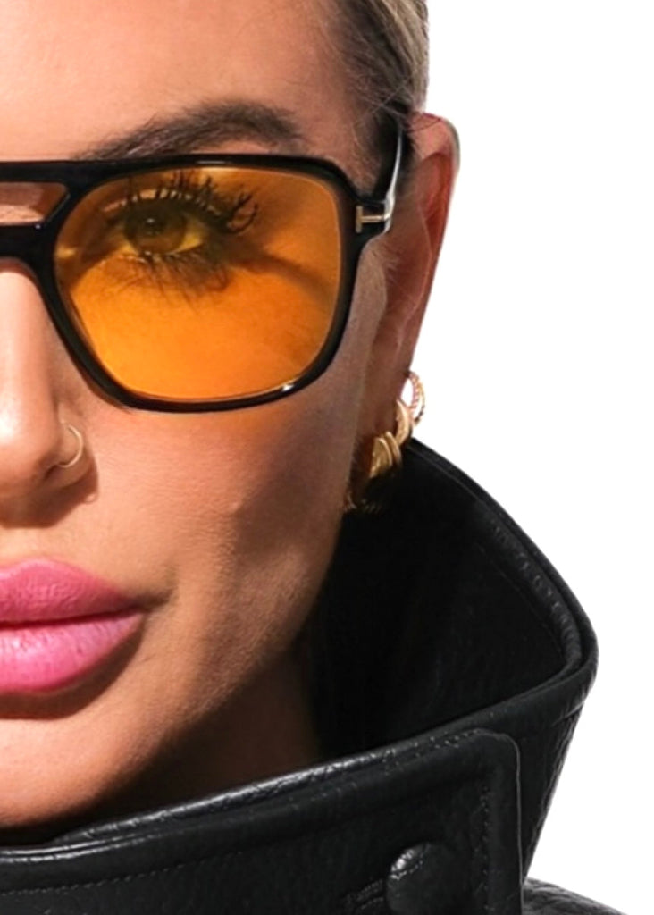 pebby forevee Glasses Black TAKING NOTES STATEMENT SUNGLASSES