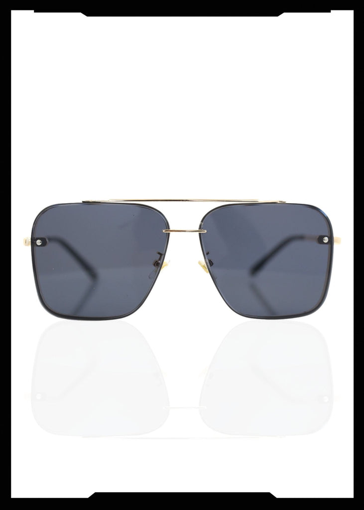 pebby forevee Glasses Gold/Black BECK STATEMENT SUNGLASSES