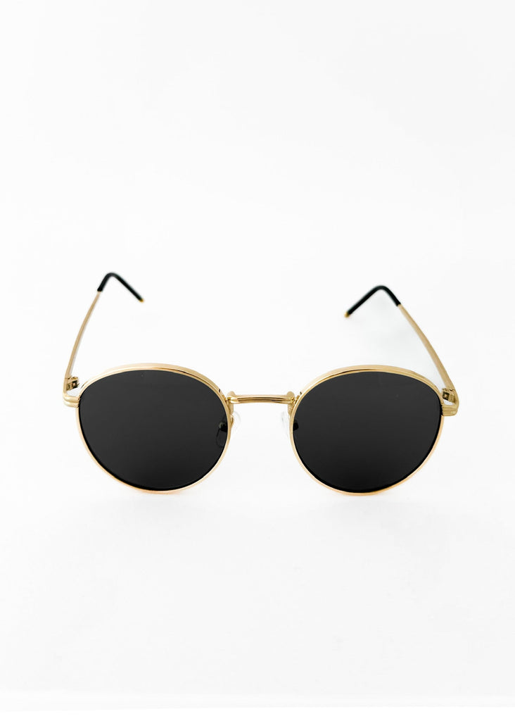 pebby forevee Glasses Gold/Black HOLLIS STATEMENT SUNGLASSES