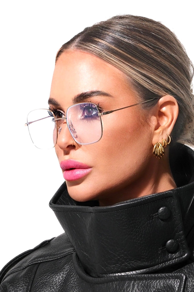 pebby forevee Glasses Gold WONDERLAND BLUE LIGHT BLOCKING GLASSES