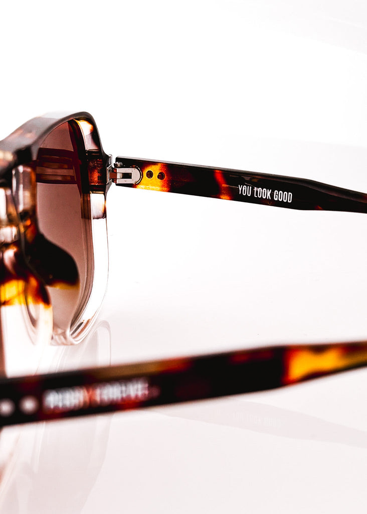 pebby forevee Glasses Tortoiseshell CHEVELLE STATEMENT SUNGLASSES