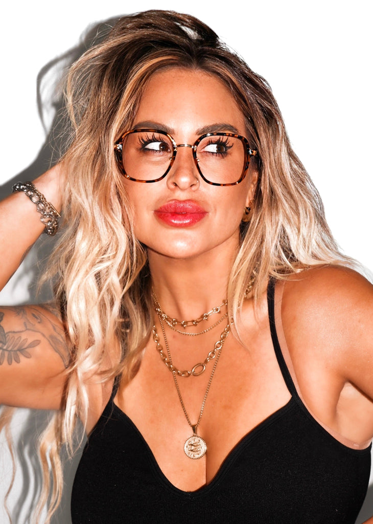 pebby forevee Glasses Tortoiseshell FINAL SALE: FUTURE PREDICTIONS BLUE LIGHT BLOCKING GLASSES