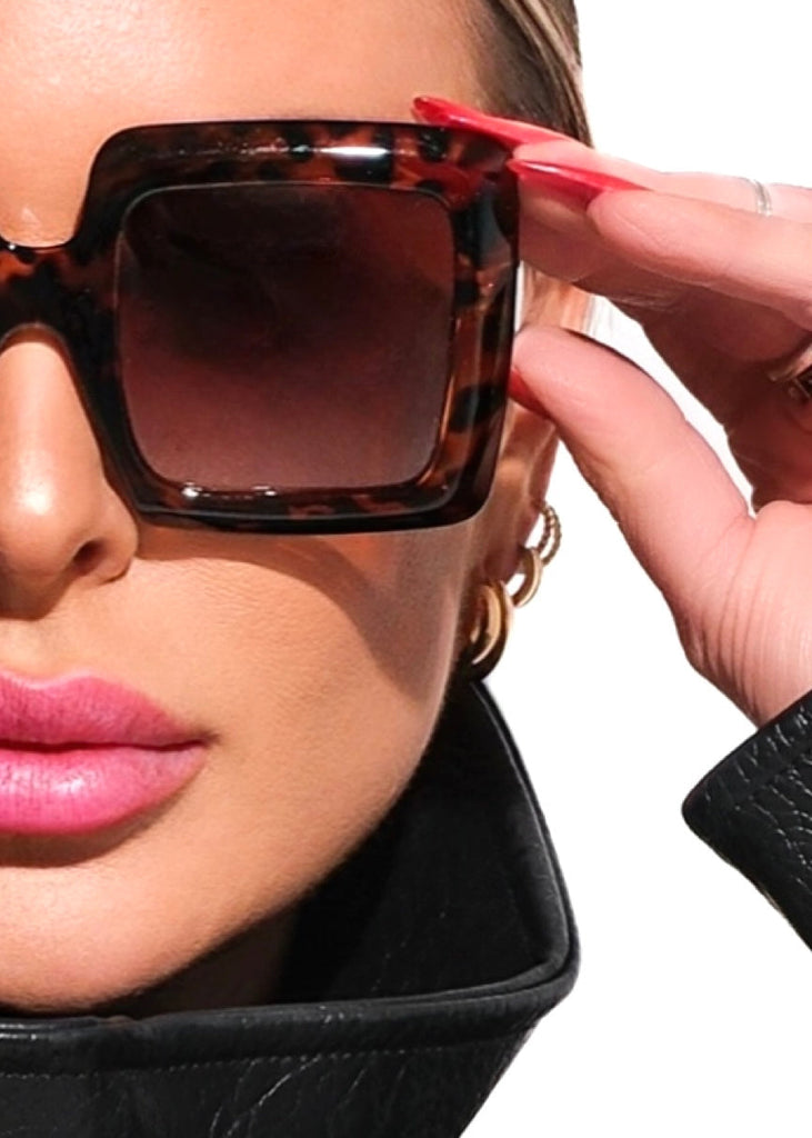 pebby forevee Glasses Tortoiseshell PAPARAZZI STATEMENT SUNGLASSES