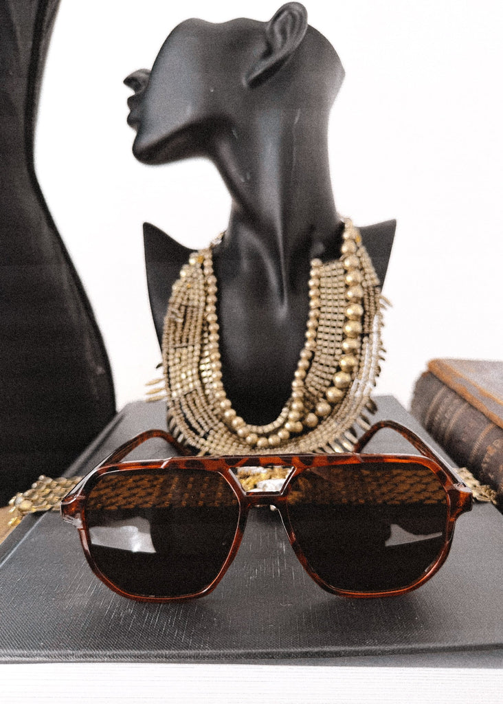 pebby forevee Glasses Tortoiseshell TAKE ME AWAY STATEMENT SUNGLASSES