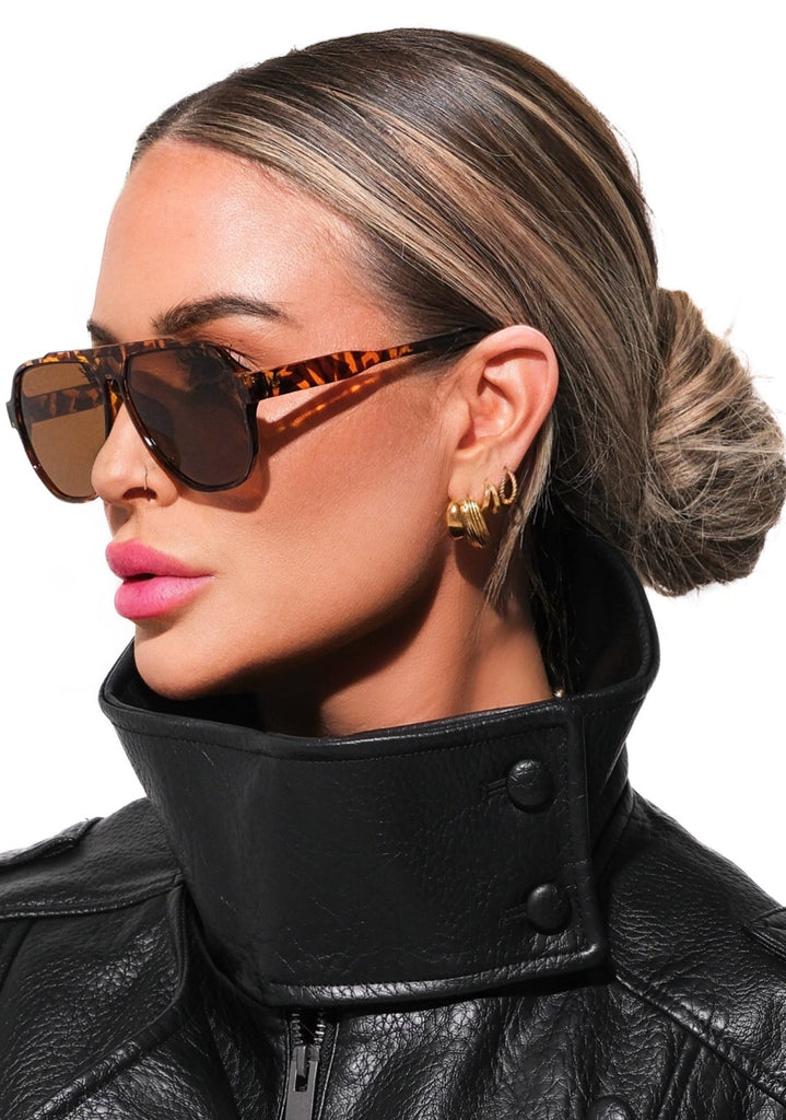 pebby forevee Glasses Tortoiseshell THRIVING STATEMENT SUNGLASSES