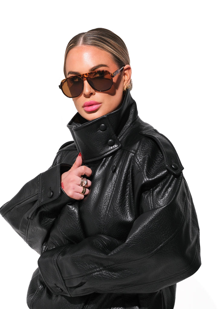 pebby forevee Glasses Tortoiseshell THRIVING STATEMENT SUNGLASSES