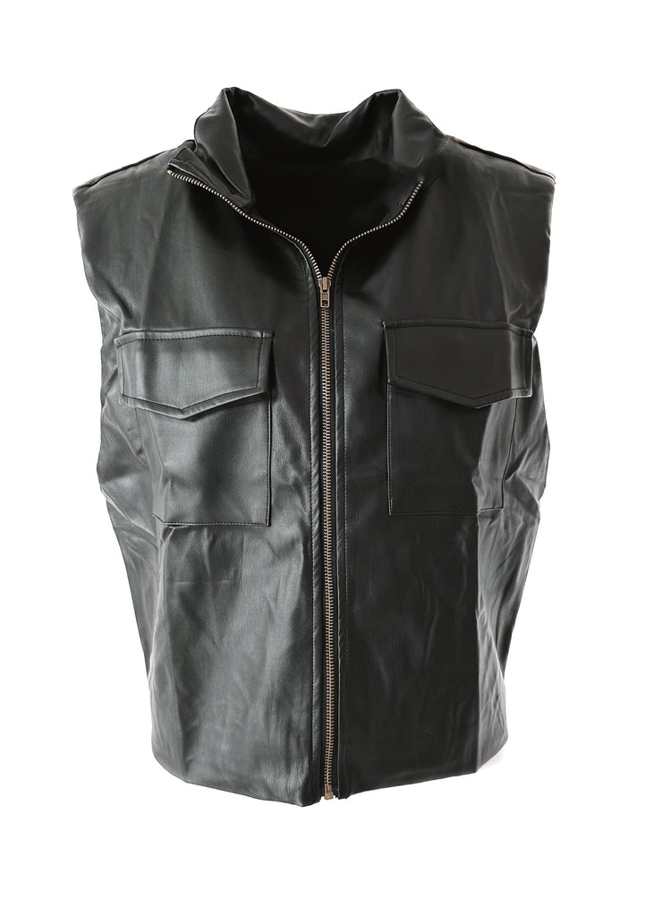 pebby forevee Jacket FULL STOP FAUX LEATHER STATEMENT VEST