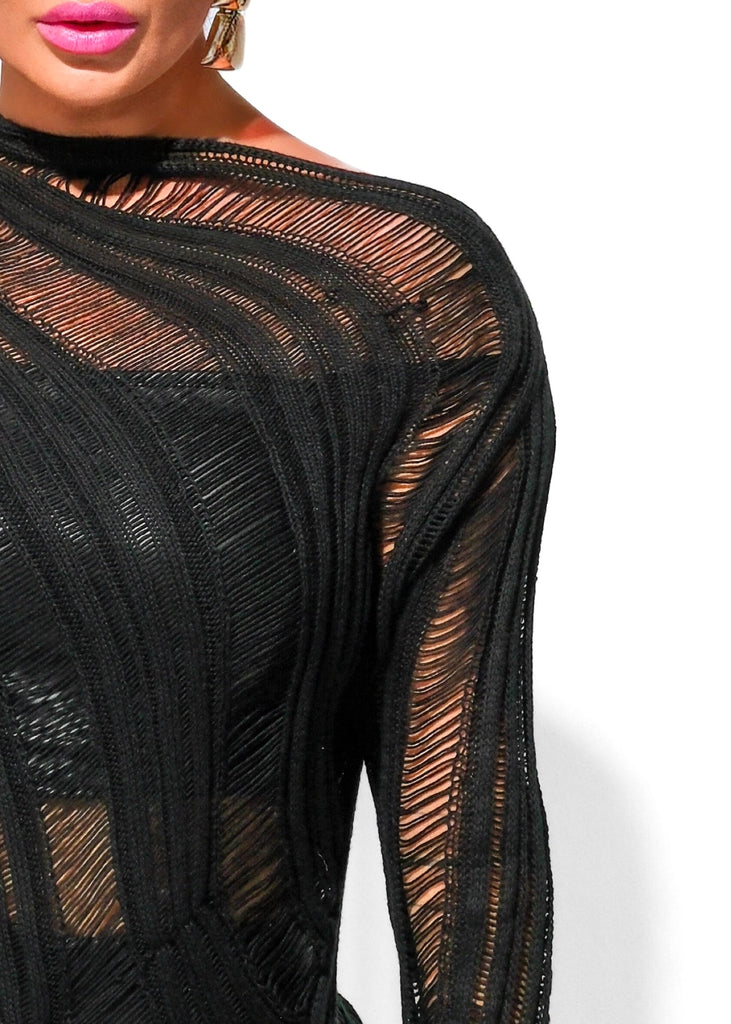 pebby forevee Long Sleeve Top JUST A HINT SWEATER