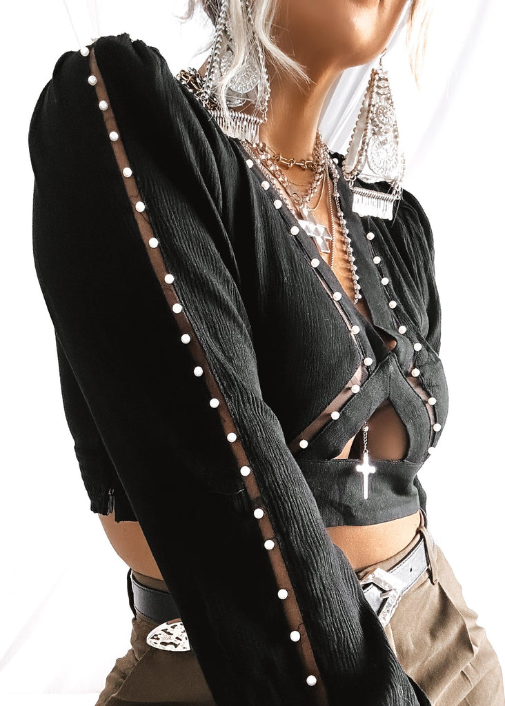 pebby forevee Long Sleeve Top WHEN YOU KNOW STATEMENT TOP