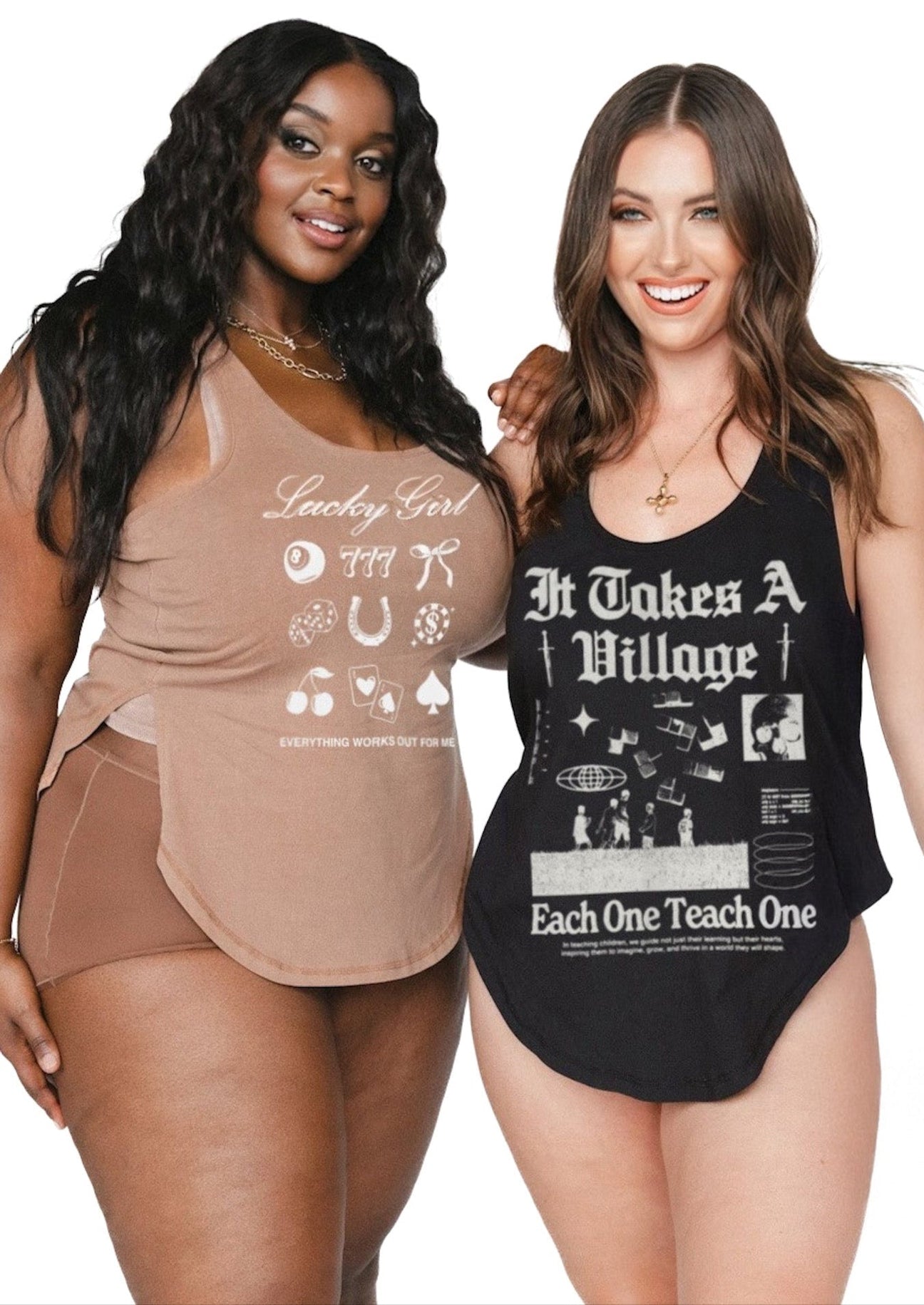 pebby forevee Mystery 2PC MYSTERY GRAPHIC TANK BUNDLE