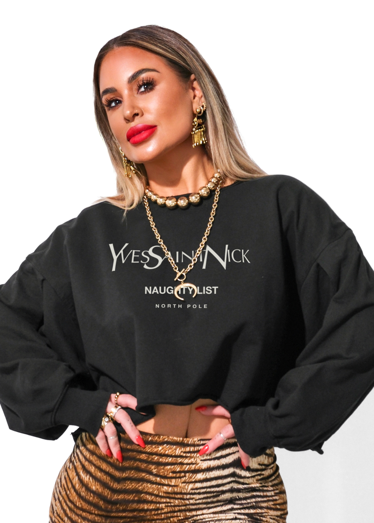 pebby forevee Mystery MYSTERY GRAPHIC CHRISTMAS TOP