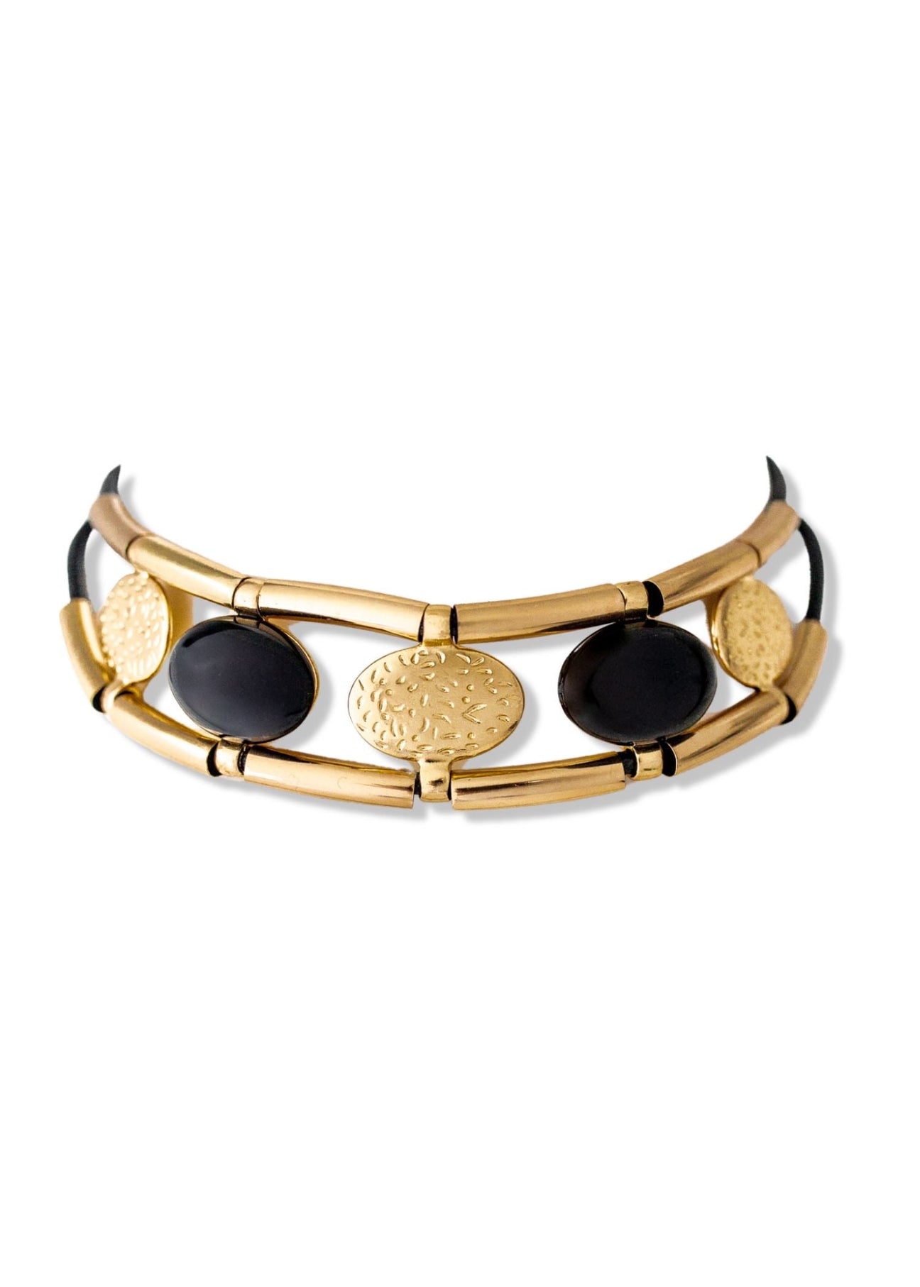 pebby forevee Necklace Gold ALANIS STATEMENT CHOKER