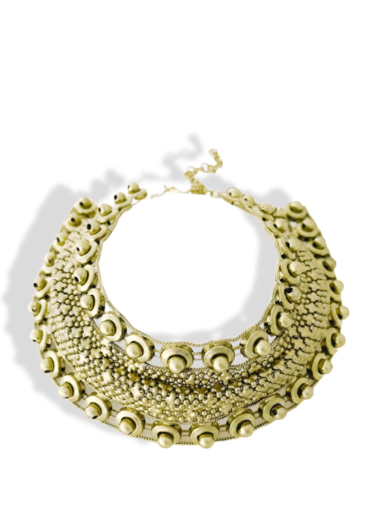 pebby forevee Necklace Gold ATTENDANCE STATEMENT CHOKER NECKLACE