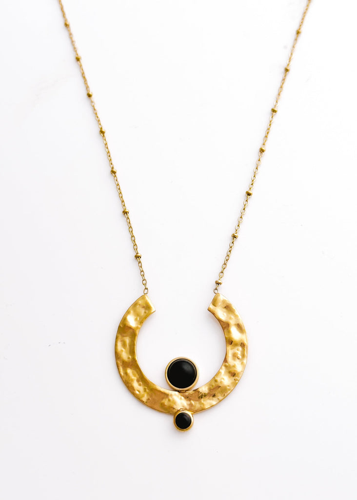 pebby forevee Necklace Gold ATTUNE WATER RESISTANT NECKLACE