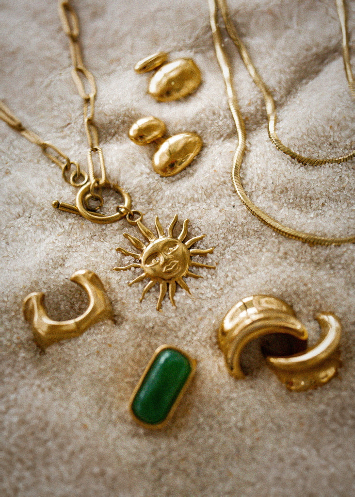 pebby forevee Necklace Gold AURORA WATER RESISTANT NECKLACE