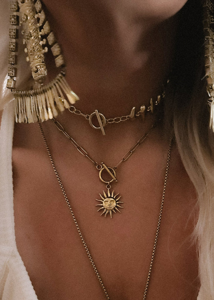 pebby forevee Necklace Gold AURORA WATER RESISTANT NECKLACE