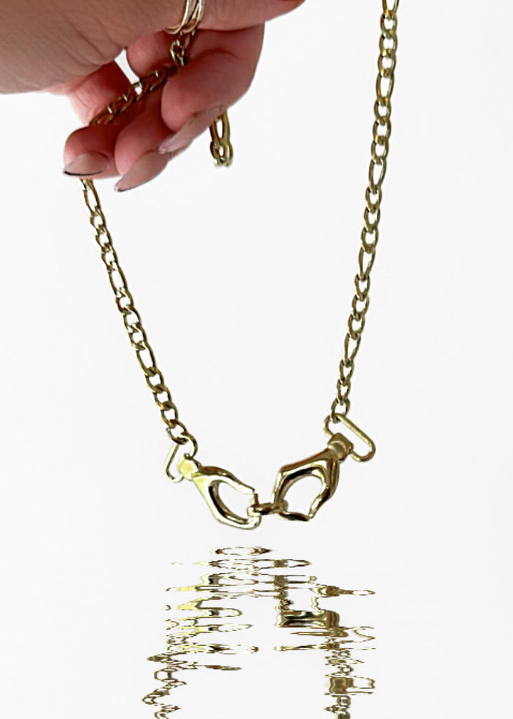 pebby forevee Necklace Gold CARRIED AWAY WATER RESISTANT NECKLACE