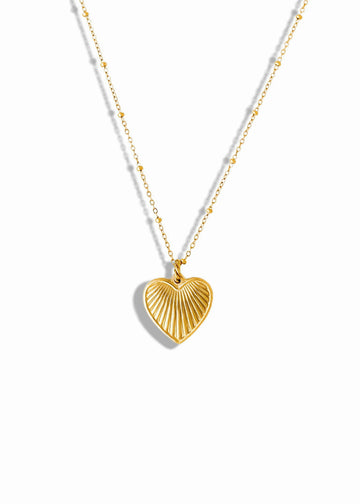 pebby forevee Necklace Gold CARSON WATER RESISTANT NECKLACE