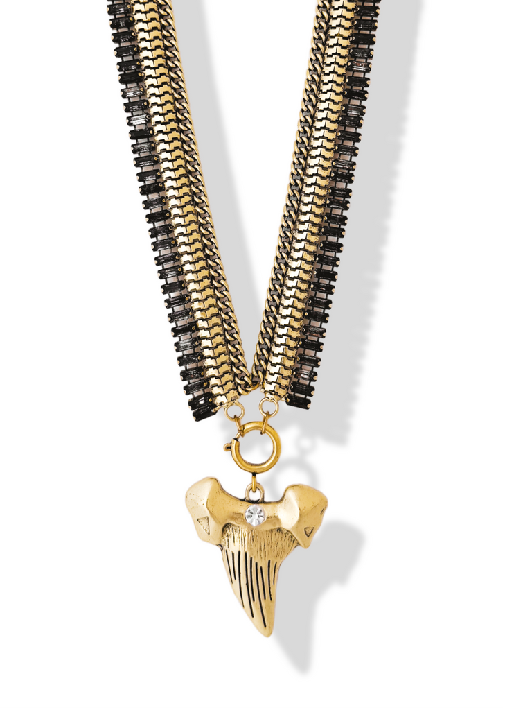 pebby forevee Necklace Gold CLEAR INDICATION STATEMENT NECKLACE