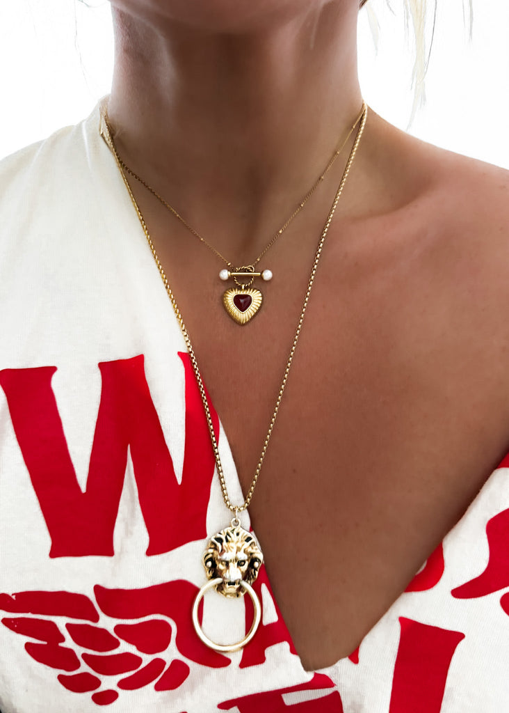pebby forevee Necklace Gold COPELAND WATER RESISTANT NECKLACE