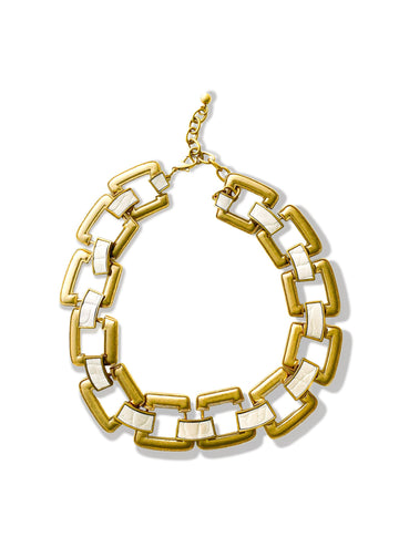 pebby forevee Necklace Gold CORBIN STATEMENT NECKLACE