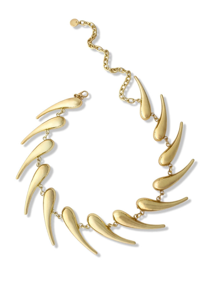 pebby forevee Necklace Gold CUTTING EDGE STATEMENT NECKLACE
