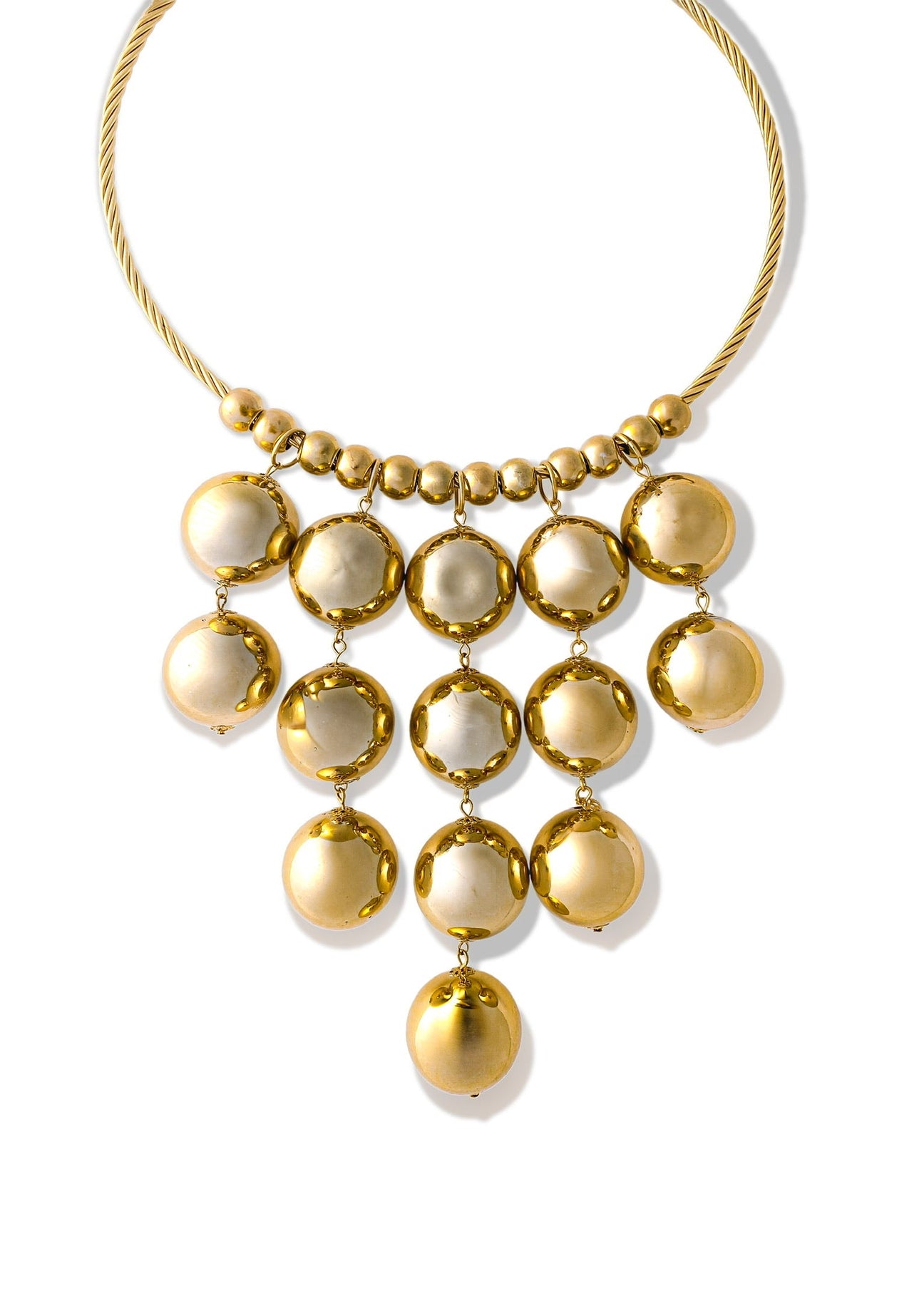 pebby forevee Necklace Gold ECLIPSE STATEMENT NECKLACE