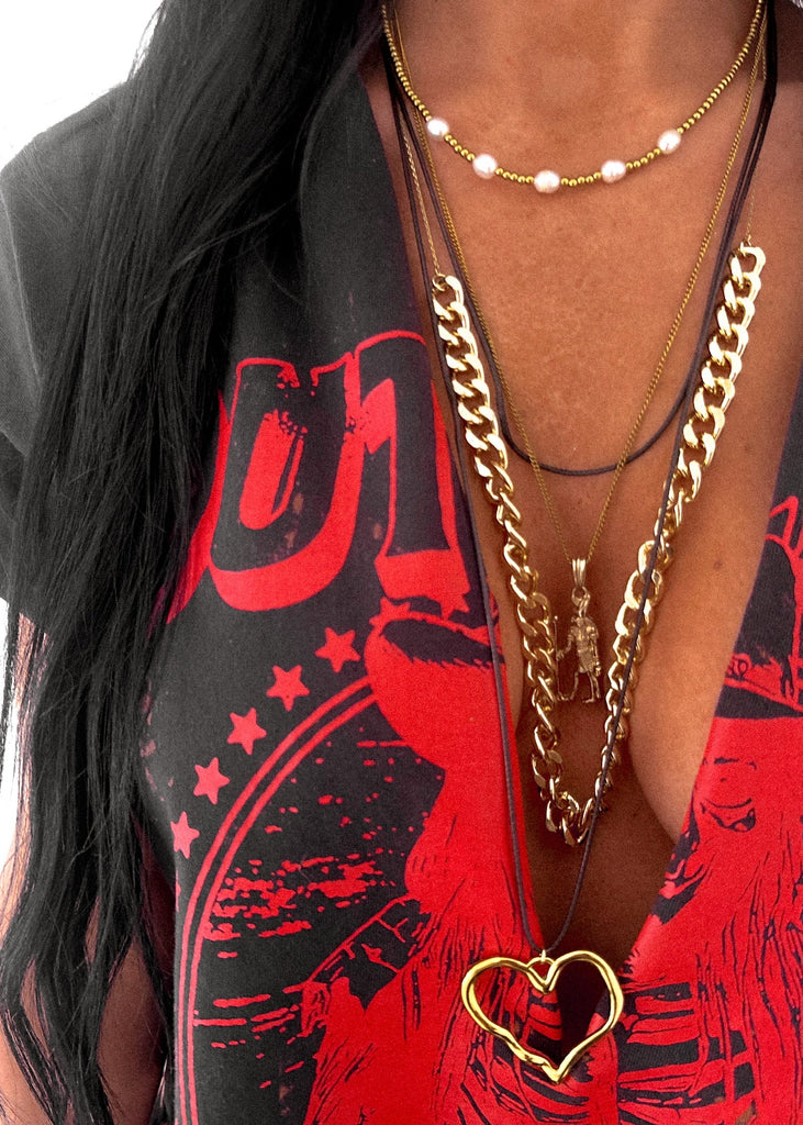 pebby forevee Necklace Gold ETERNAL WATER RESISTANT NECKLACE