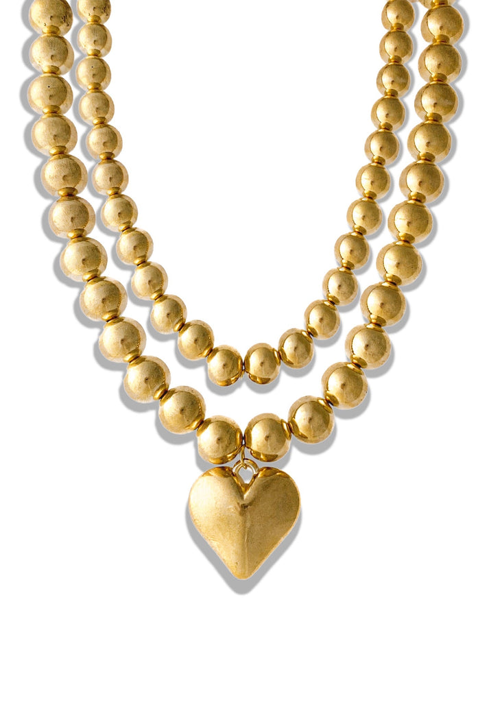 pebby forevee Necklace Gold FABIENNE STATEMENT NECKLACE