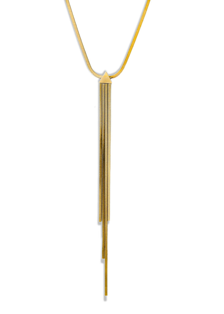 pebby forevee Necklace Gold FERN WATER RESISTANT NECKLACE
