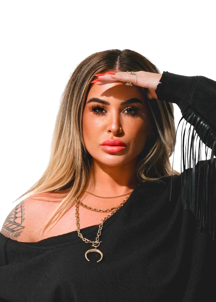 pebby forevee Necklace Gold FORTUNA LUXE WATER RESISTANT NECKLACE