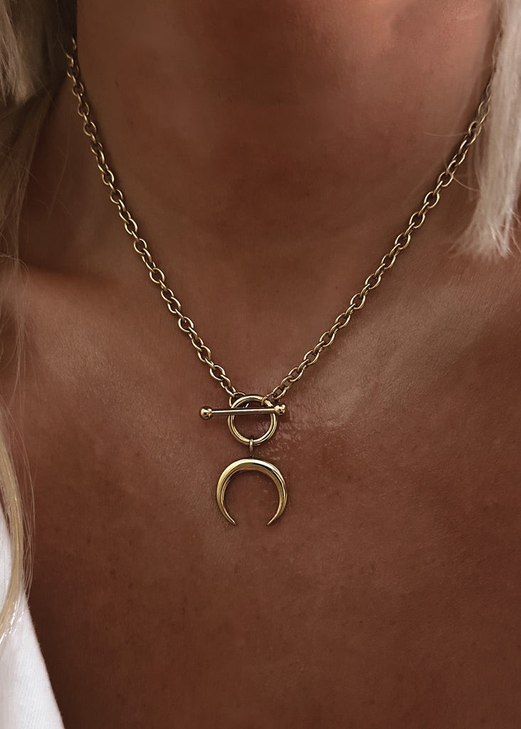 pebby forevee Necklace Gold FORTUNA WATER RESISTANT NECKLACE