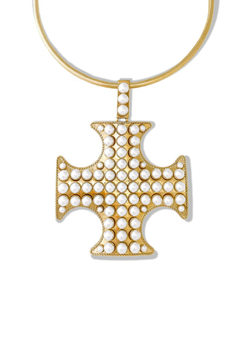 pebby forevee Necklace Gold GIDEON STATEMENT NECKLACE