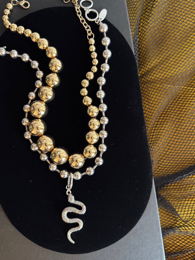 pebby forevee Necklace Gold GRETA WATER RESISTANT NECKLACE