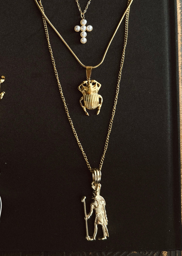 pebby forevee Necklace Gold HATHOR WATER RESISTANT NECKLACE