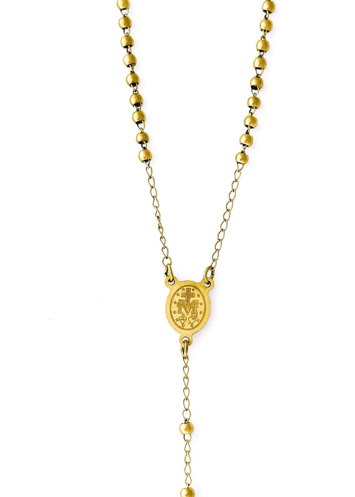 pebby forevee Necklace Gold HOLY WATER RESISTANT LONGLINE NECKLACE