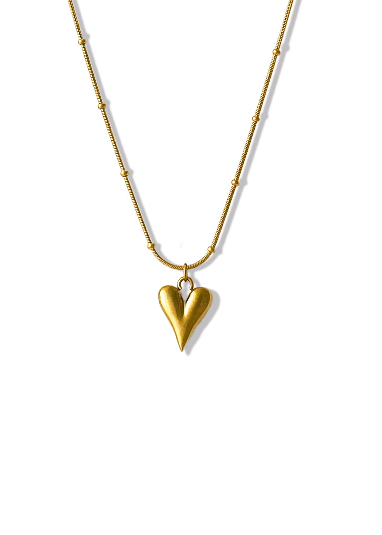 pebby forevee Necklace Gold HUTTON WATER RESISTANT NECKLACE