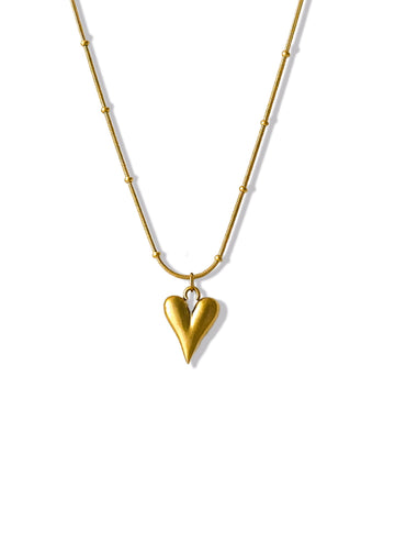 pebby forevee Necklace Gold HUTTON WATER RESISTANT NECKLACE