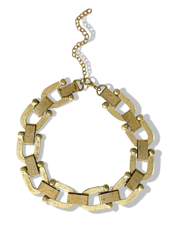 pebby forevee Necklace Gold IMPETIOUS STATEMENT CHOKER NECKLACE