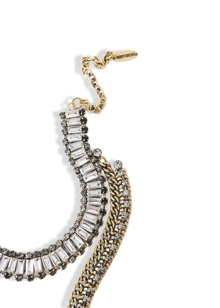 pebby forevee Necklace Gold IN ALIGNMENT STATEMENT NECKLACE